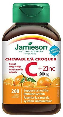 Jamieson Vitamin C + Zinc 200 tablets