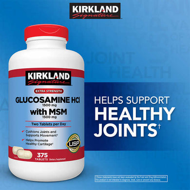 Kirkland Glucosamine with MSM 375 Tablets