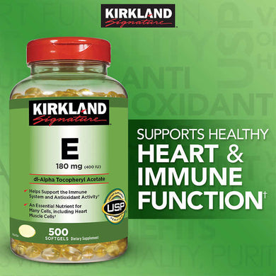 Kirkland Vitamin E 400 IU 500 softgels