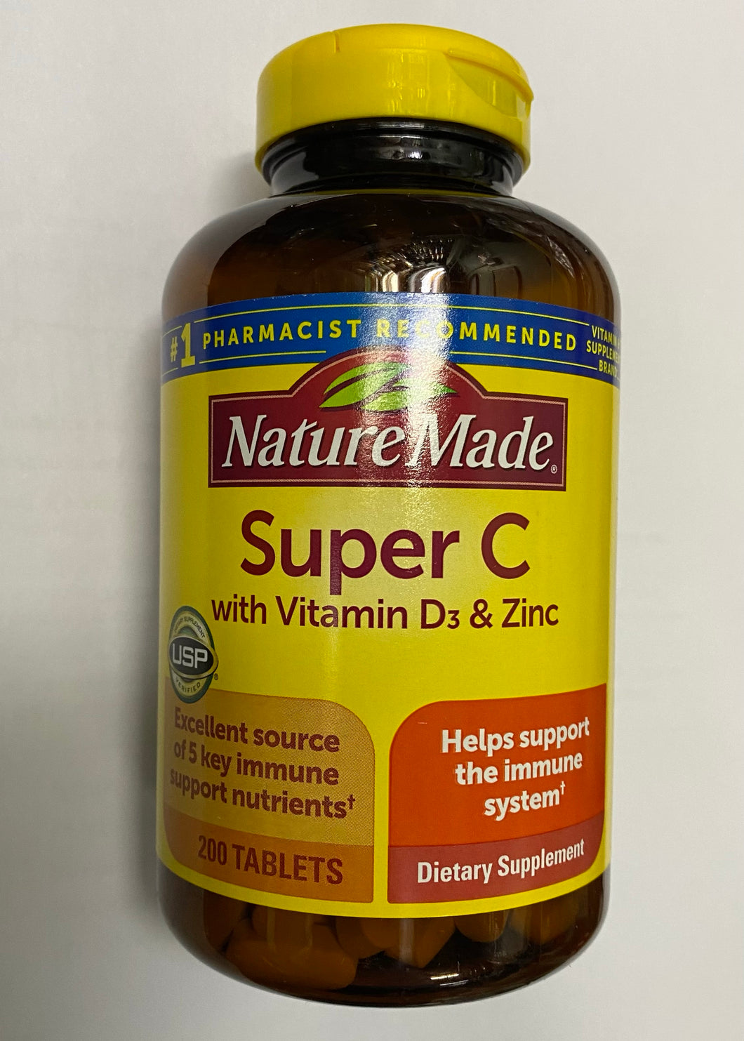 Nature Made Super C Immune Complex  200 Tablets