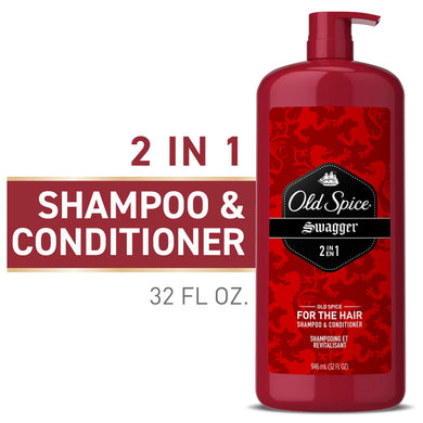 Old Spice Swagger 2 in 1 Shampoo and Conditioner 32 oz