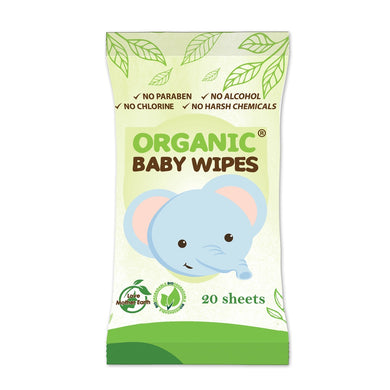 Organic Baby Wipes 20s