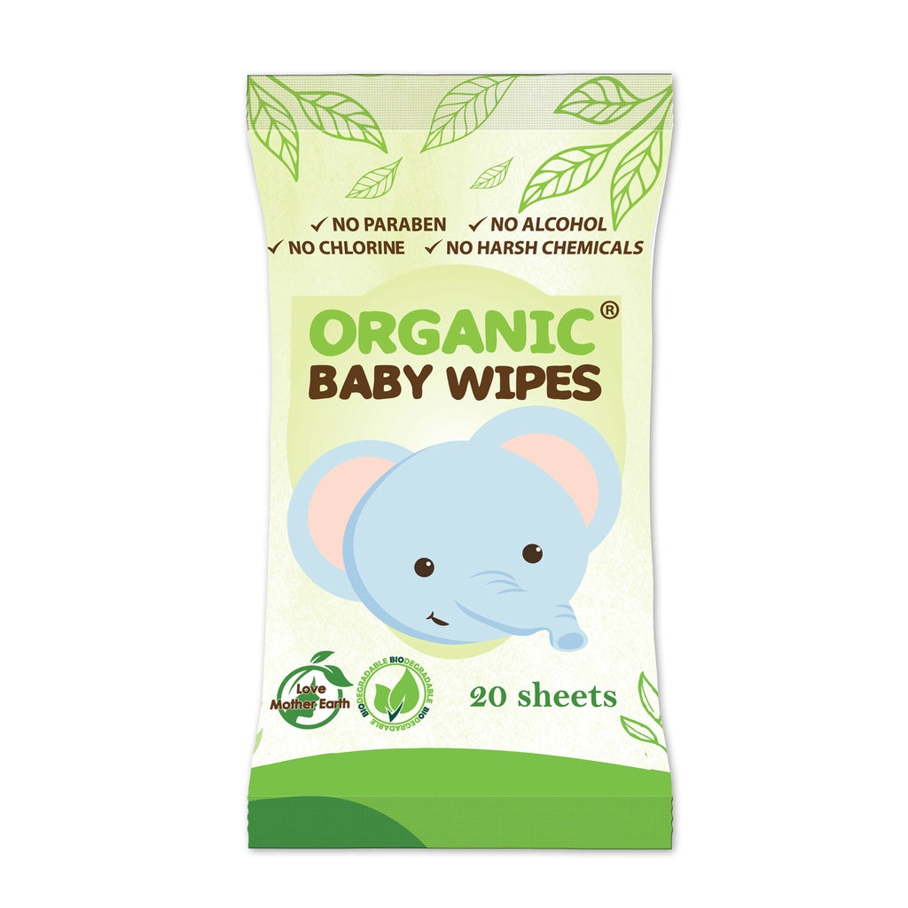 Organic Baby Wipes 20s