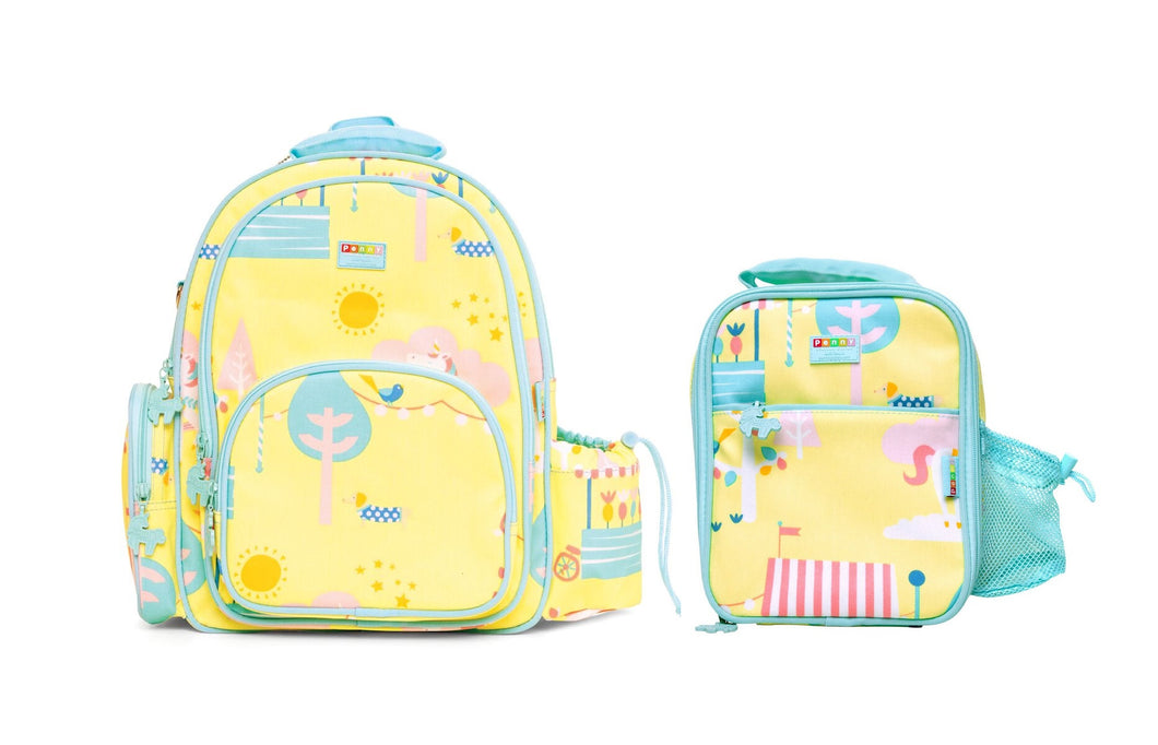 Penny Scallan Bundle of Large Backpack and Large Lunch Bag - Park Life