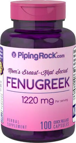 Piping Rock Fenugreek 1220 mg 100 capsules
