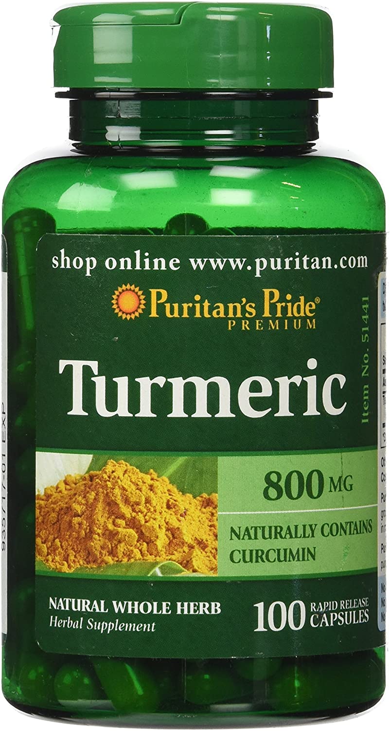 Puritan’s Pride Turmeric 800 mg 100 capsules