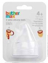 Brother Max Silicone Teats 2-pack