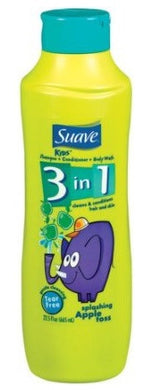 Suave for Kids Kids 3-in-1 Shampoo, Conditioner & Body Wash - Apple Toss 22.5 fl oz