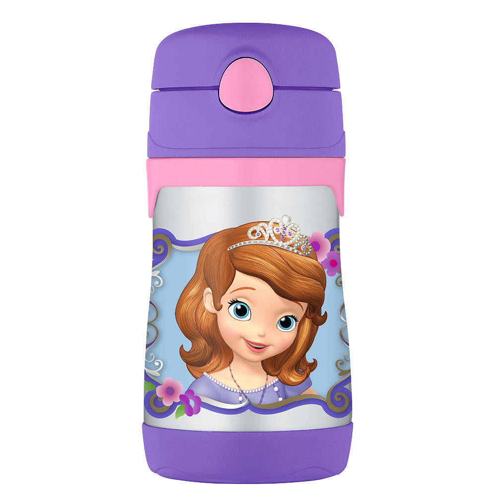 Thermos Stainless Steel Straw Bottle 10 oz - Sofia the First