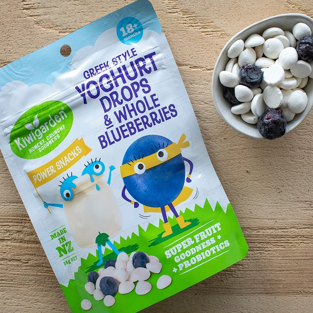 Kiwigarden Yoghurt Drops and Whole Blueberries 14 g