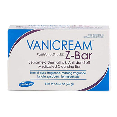 VANICREAM Z-Bar Medicated Cleansing Bar 3.36 Oz