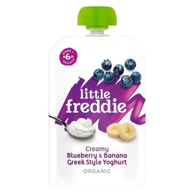 Little Freddie Creamy Blueberry and Banana Greek Style Yoghurt