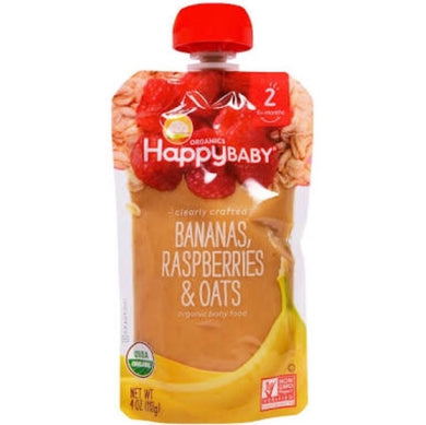 Happy Baby Clearly Crafted Bananas, Raspberries and Oats