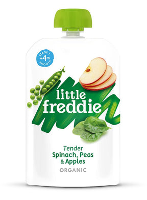 Little Freddie Tender Spinach, Peas & Apples